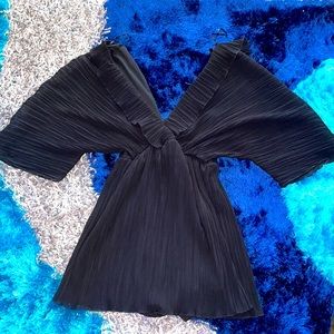 Zara mini jumpsuit big sleeves